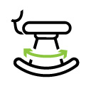 Ruch wahadłowy – mikro-aktywacja mięśni grzbietu i poprawa krążenia.